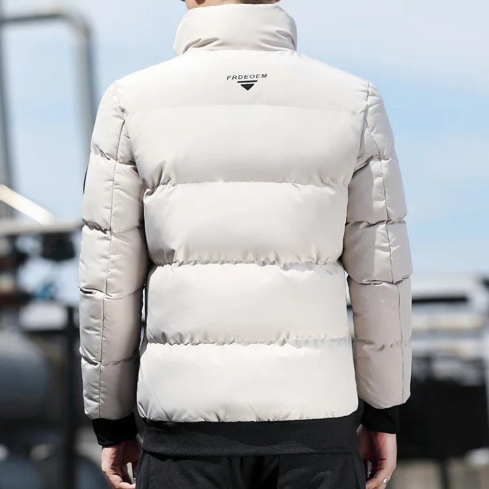 VogeLuxe | Men’s Insulated Quilted Zip Front Puffer Jacket