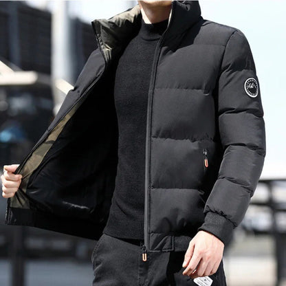 VogeLuxe | Men’s Insulated Quilted Zip Front Puffer Jacket