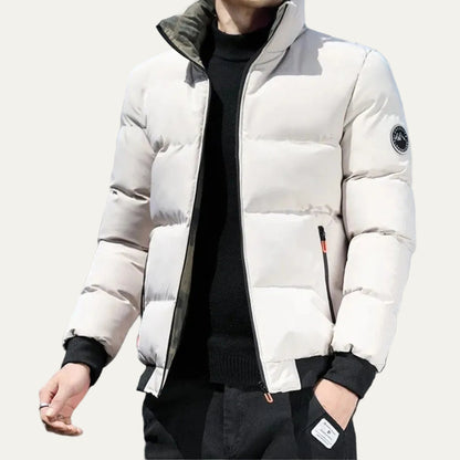 VogeLuxe | Men’s Insulated Quilted Zip Front Puffer Jacket