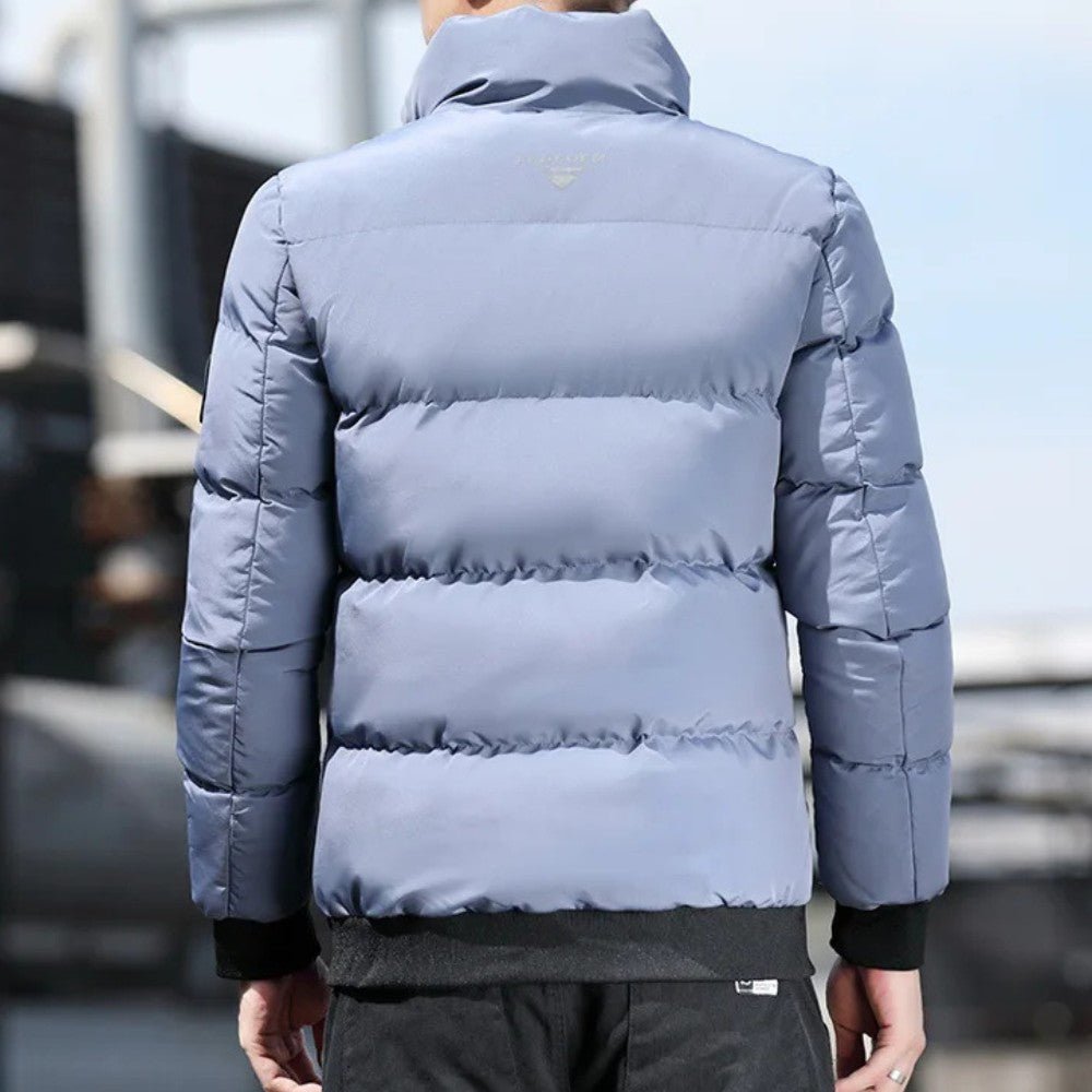 VogeLuxe | Men’s Insulated Quilted Zip Front Puffer Jacket