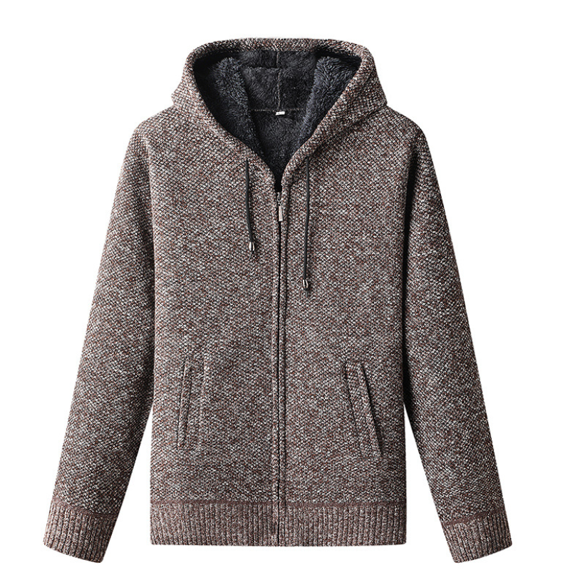 Soft Fleece Hooded Jacket - Warm Winter Coat - VogeLuxe