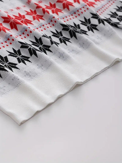 VogeLuxe | Men’s Festive Fair Isle Knit Crewneck Sweater