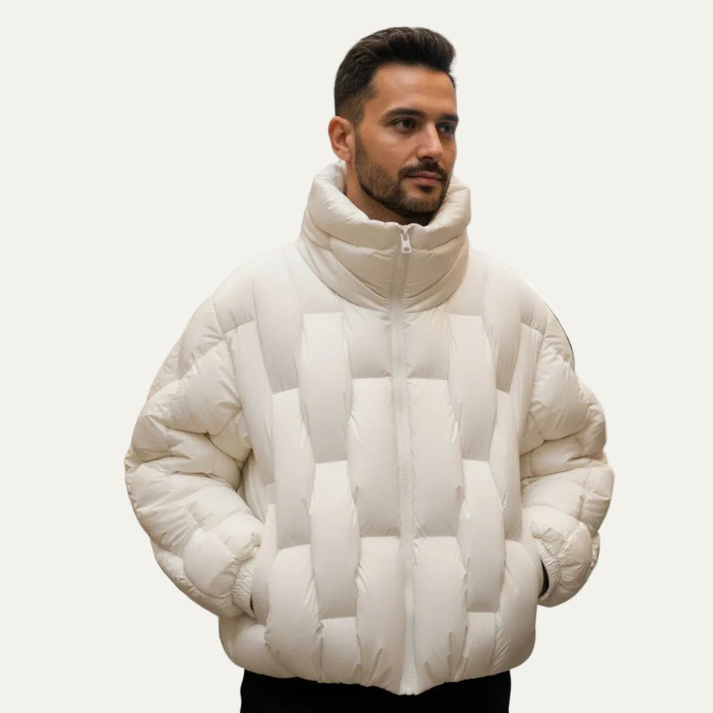 VogeLuxe | Men’s Sculpted Quilted Puffer Jacket