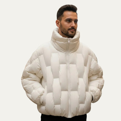 VogeLuxe | Men’s Sculpted Quilted Puffer Jacket