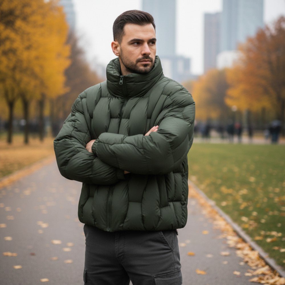 VogeLuxe | Men’s Sculpted Quilted Puffer Jacket