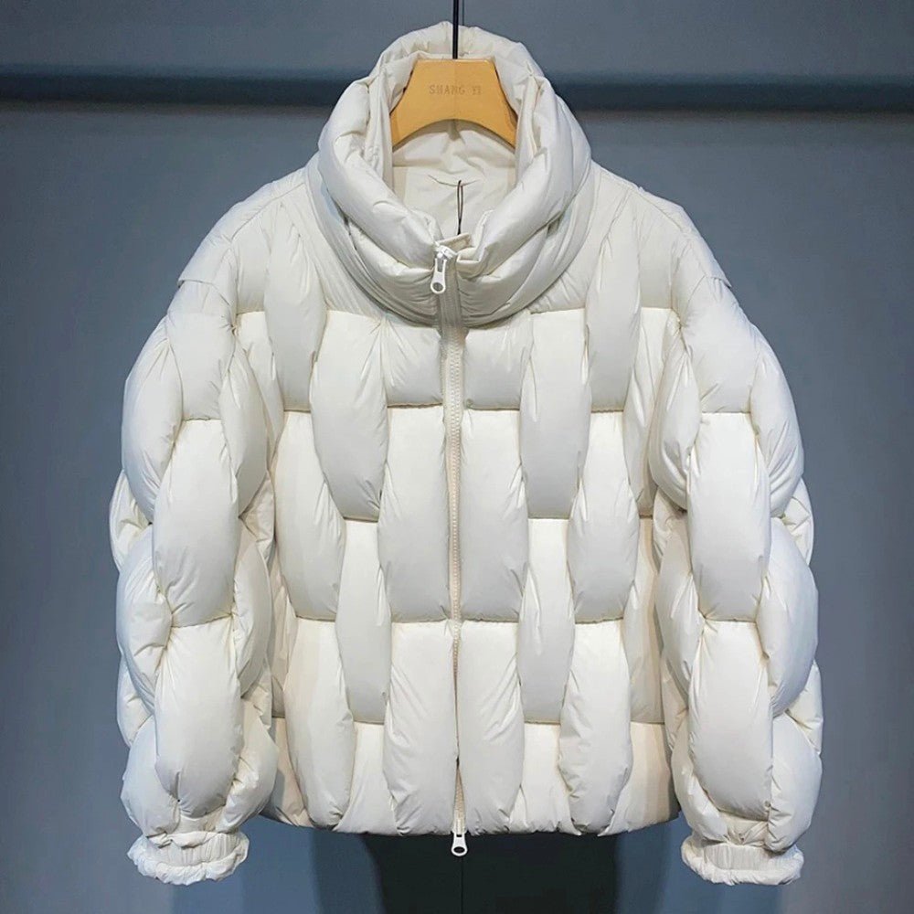 VogeLuxe | Men’s Sculpted Quilted Puffer Jacket