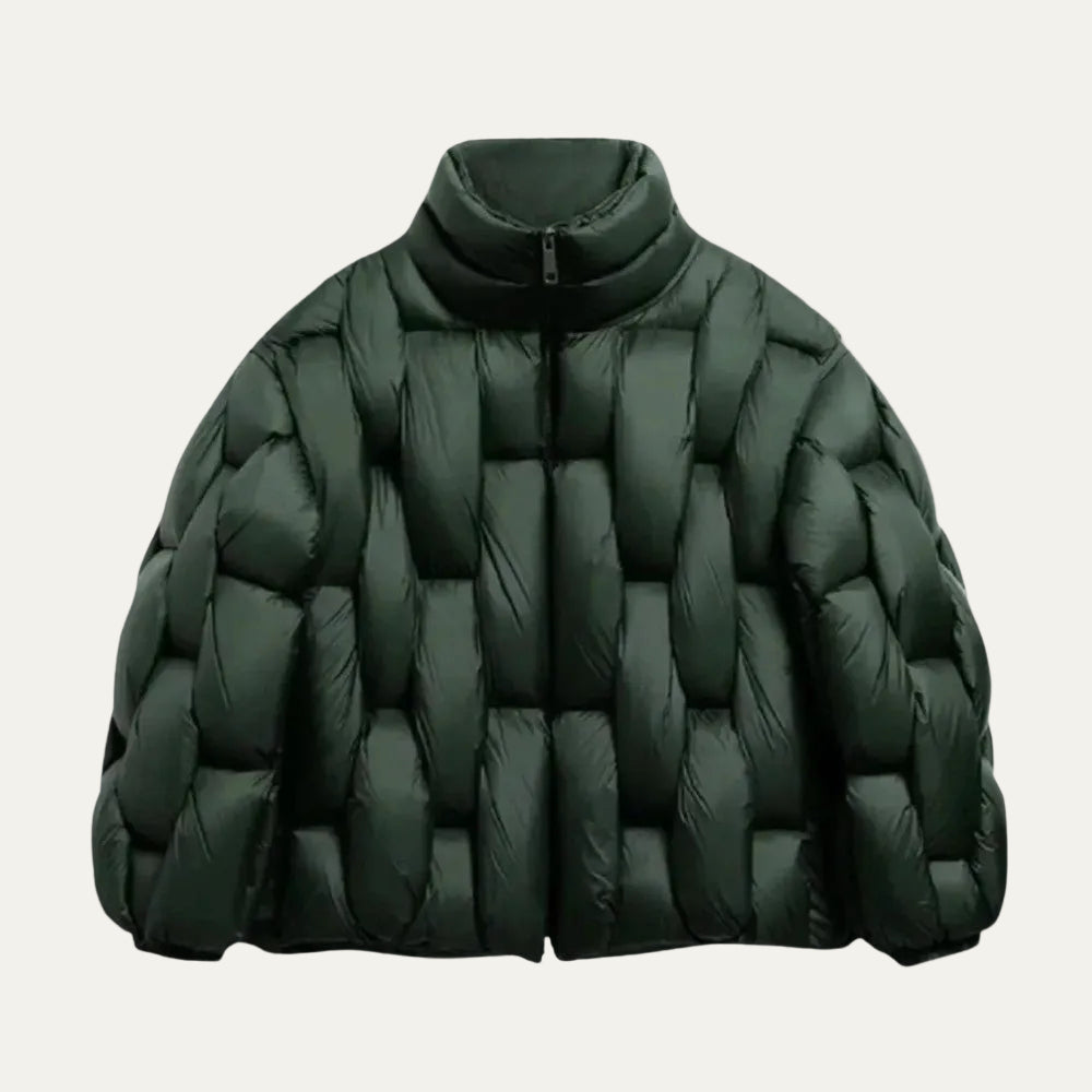 VogeLuxe | Men’s Sculpted Quilted Puffer Jacket