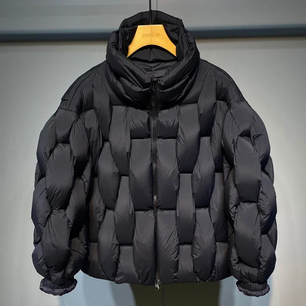 VogeLuxe | Men’s Sculpted Quilted Puffer Jacket
