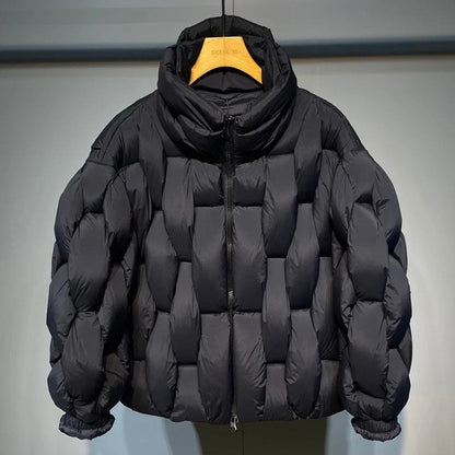 VogeLuxe | Men’s Sculpted Quilted Puffer Jacket