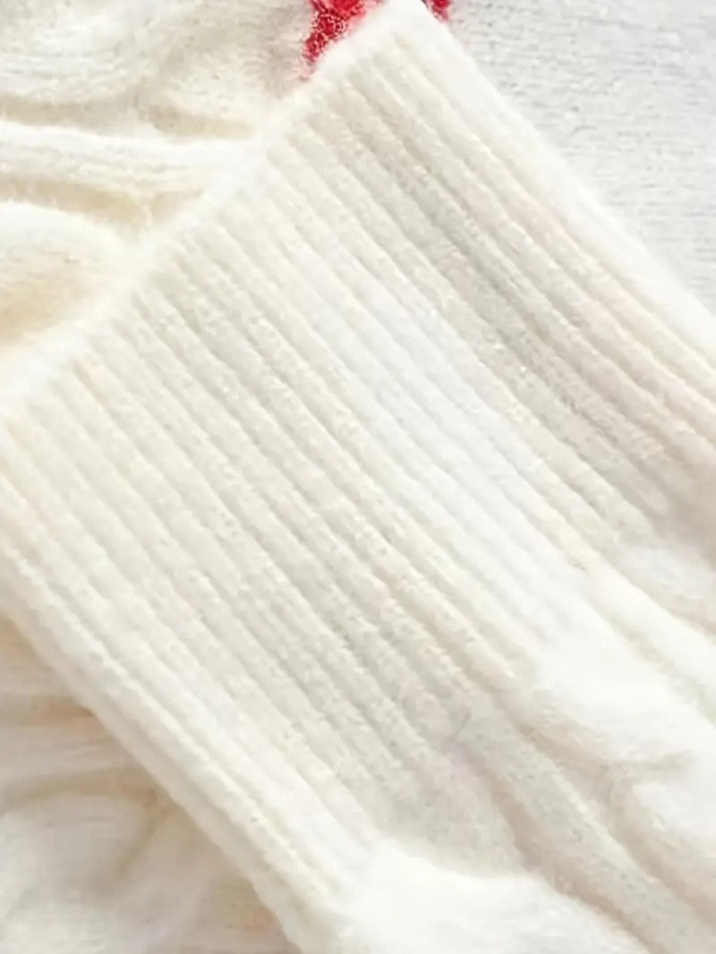 VogeLuxe | Men’s Festive Cable Knit Crewneck Sweater