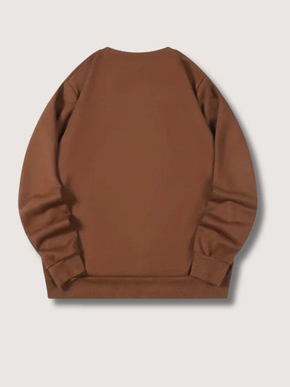 VogeLuxe | Men’s Graphic Santa Crewneck Sweatshirt