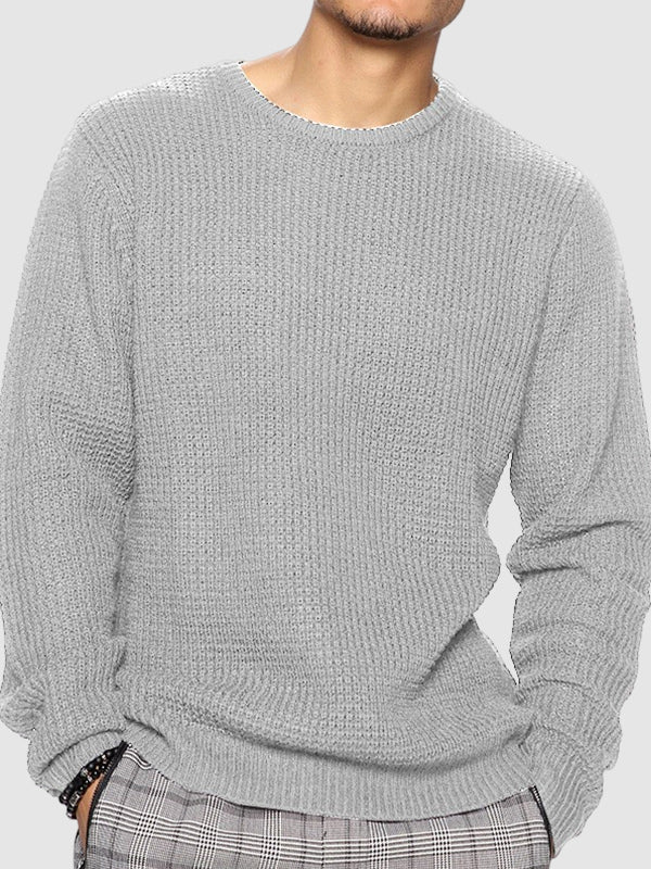 Big Mens Relaxed Fit Crew Neck Sweater