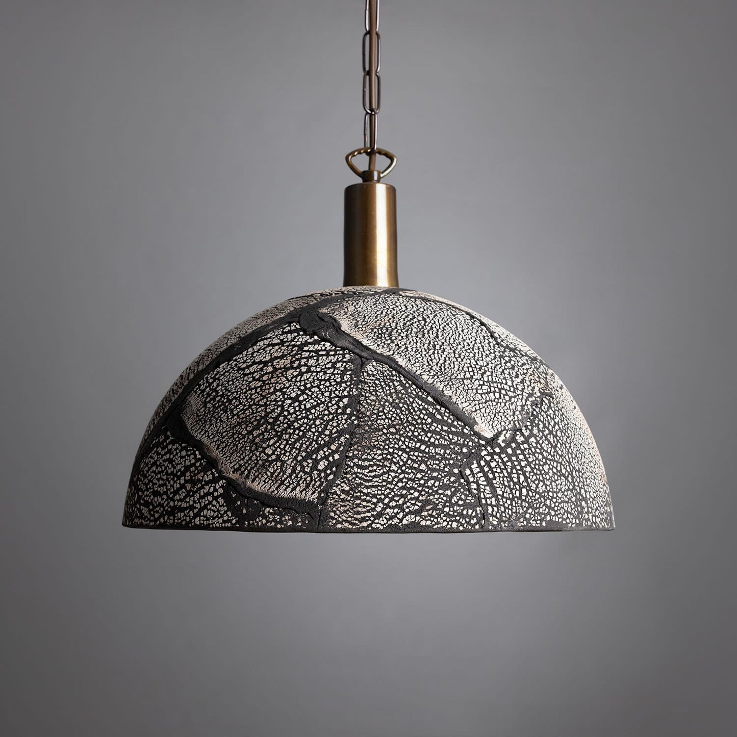 Natural Earthy Ceramic Pendant Lighting, 37cm - VogeLuxe
