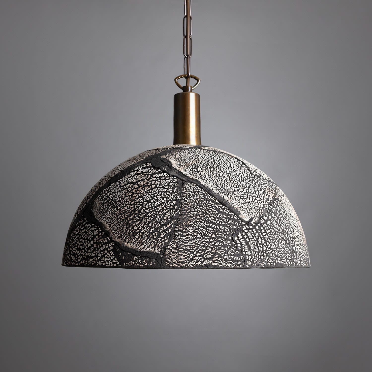 Natural Earthy Ceramic Pendant Lighting, 37cm - VogeLuxe