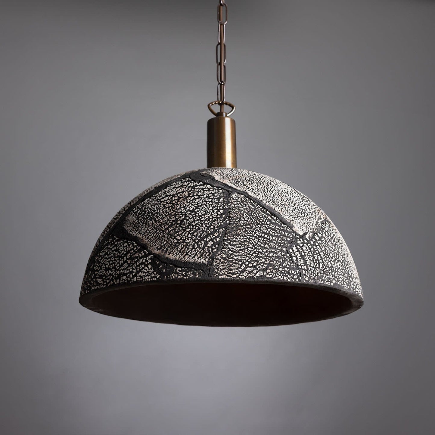 Natural Earthy Ceramic Pendant Lighting, 37cm