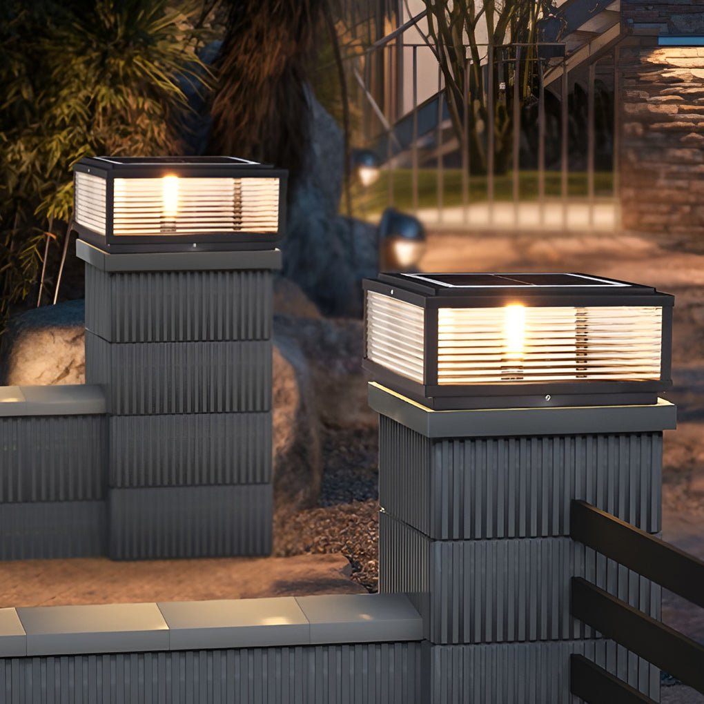 Outdoor Pier Mount LED Lamp with Adjustable Dimming
