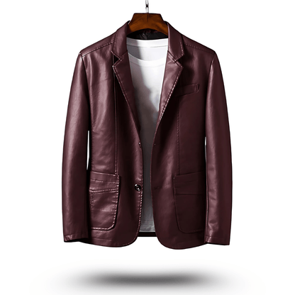 Uomo Blazer Inverno Stiloso Slim Fit Giacca Calda