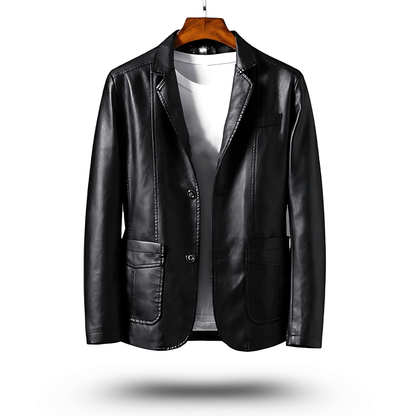 Uomo Blazer Inverno Stiloso Slim Fit Giacca Calda