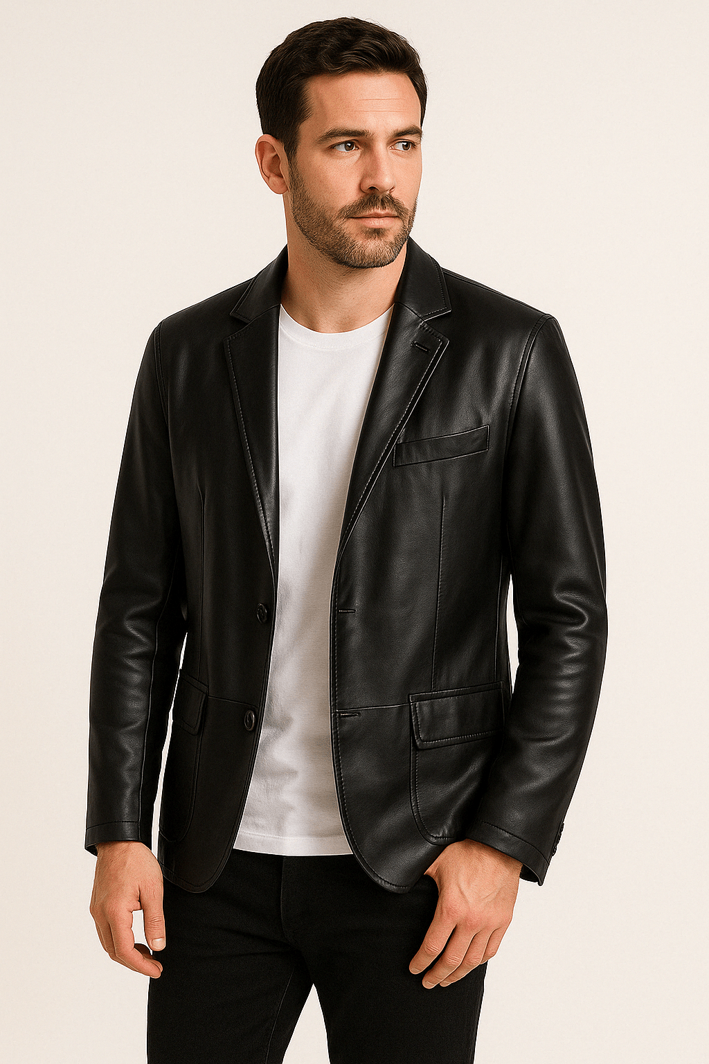 Uomo Blazer Inverno Stiloso Slim Fit Giacca Calda - VogeLuxe