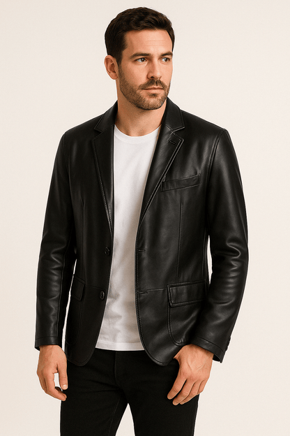 Uomo Blazer Inverno Stiloso Slim Fit Giacca Calda - VogeLuxe