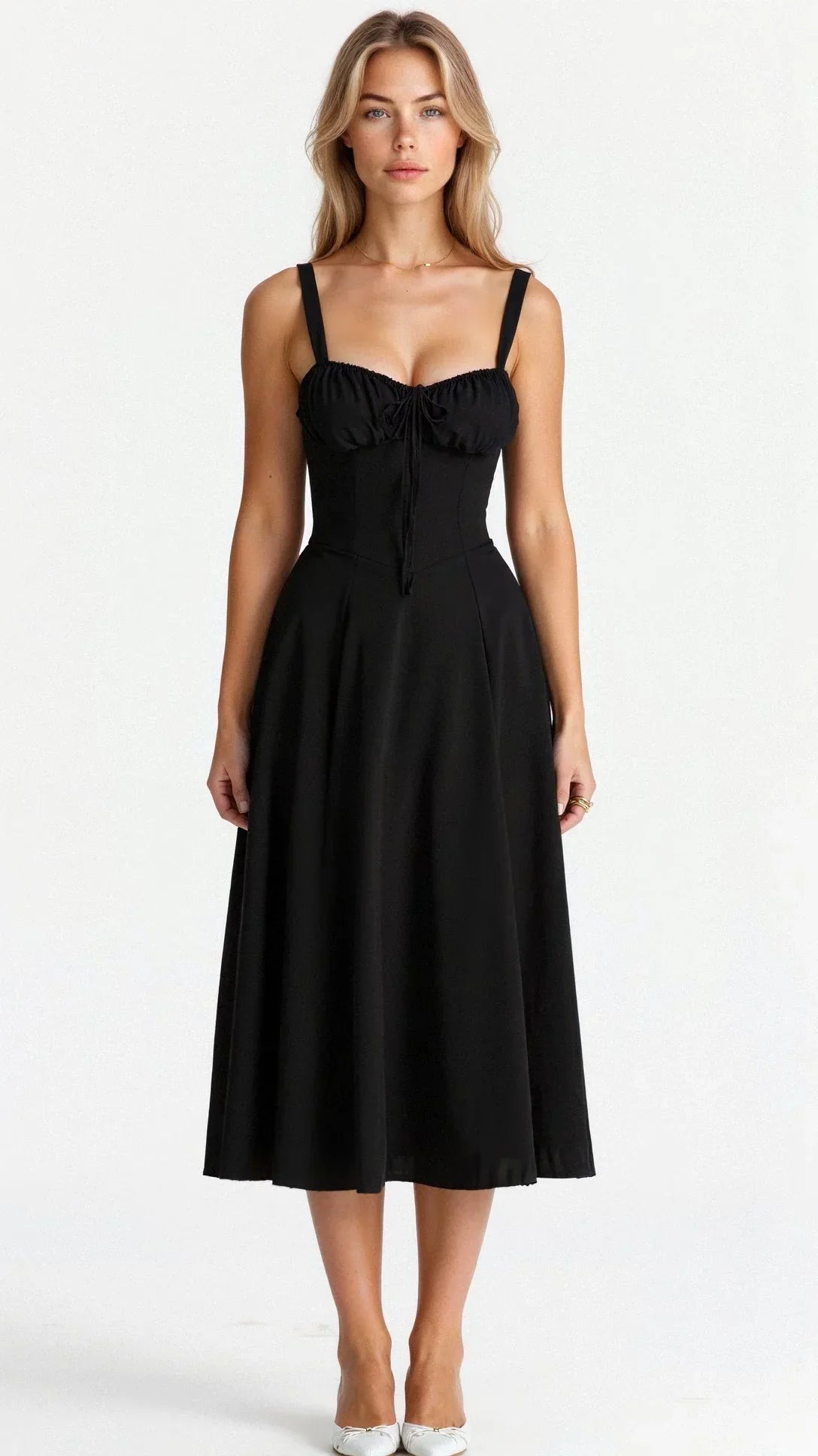 Women's Beautiful Flower Bodycon Waist Shaper Dress