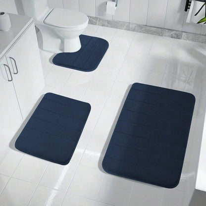 Soft Memory Foam Bathroom Mats, Anti-Slip