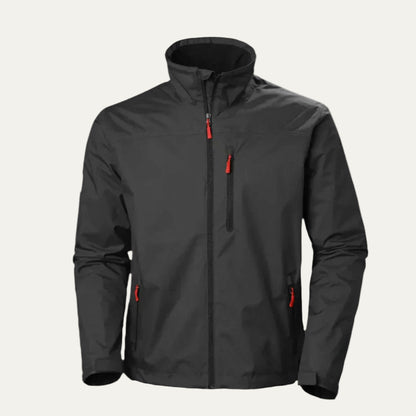 VogeLuxe | Men’s Waterproof Shell Jacket with Contrast Trim Pockets