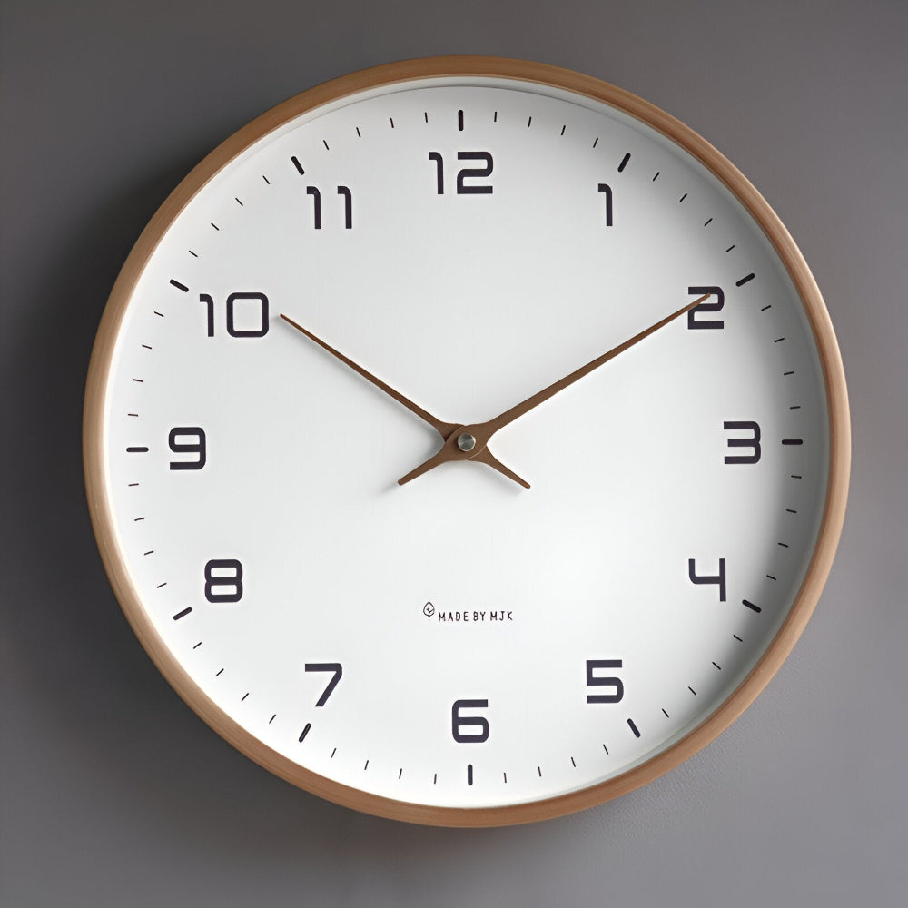 Quiet Modern Scandinavian Wall Clock - VogeLuxe
