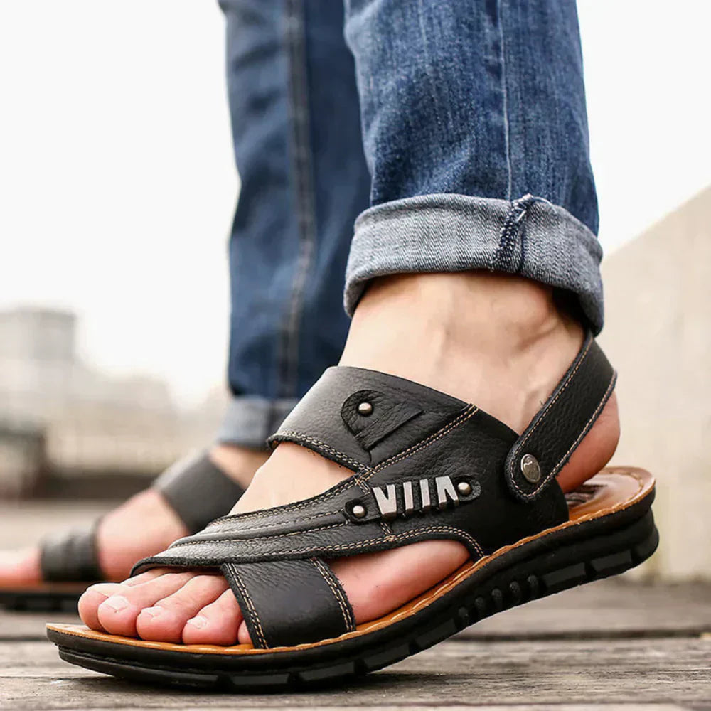 Men's Brown Hiking Sandals - VogeLuxe