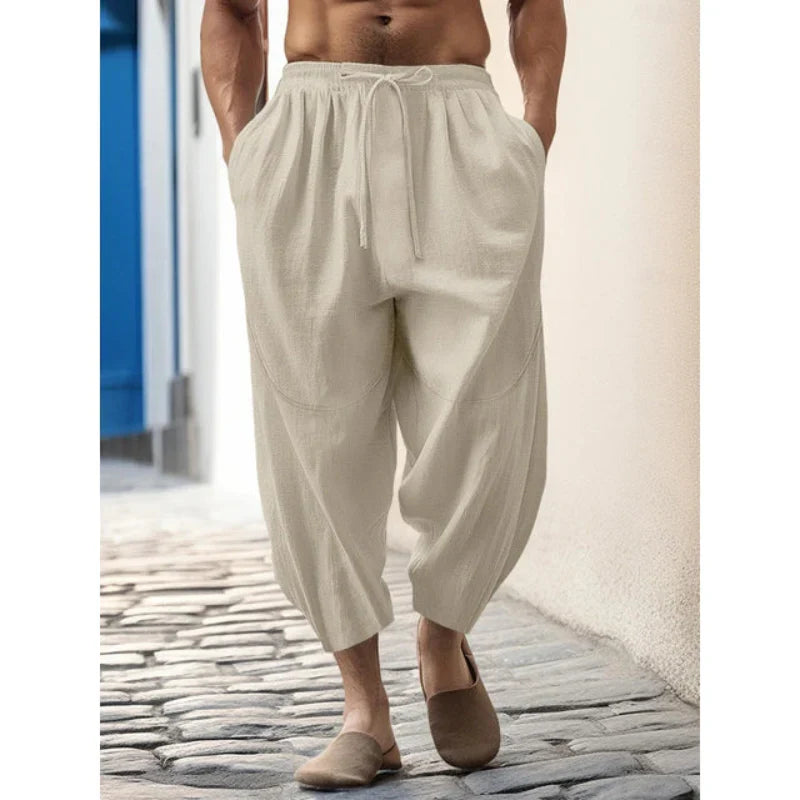 Breathable Casual Mens Summer Trousers
