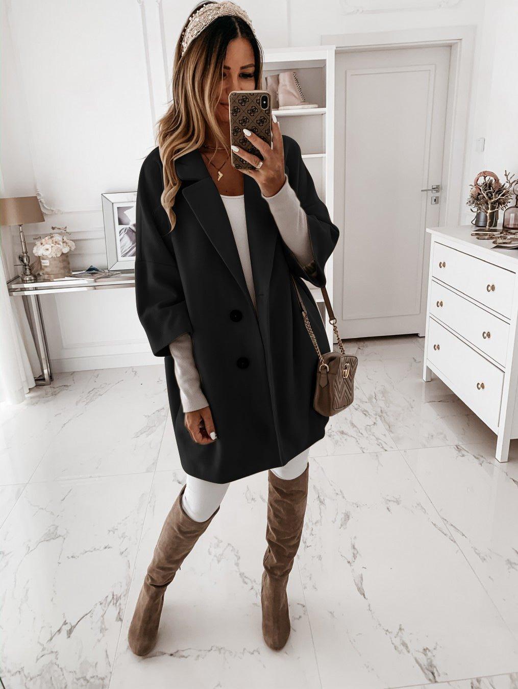 Relaxed Fit Winter Parka Coat