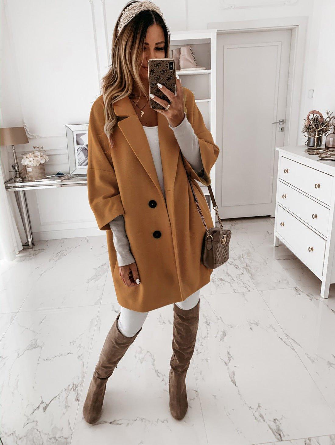 Relaxed Fit Winter Parka Coat