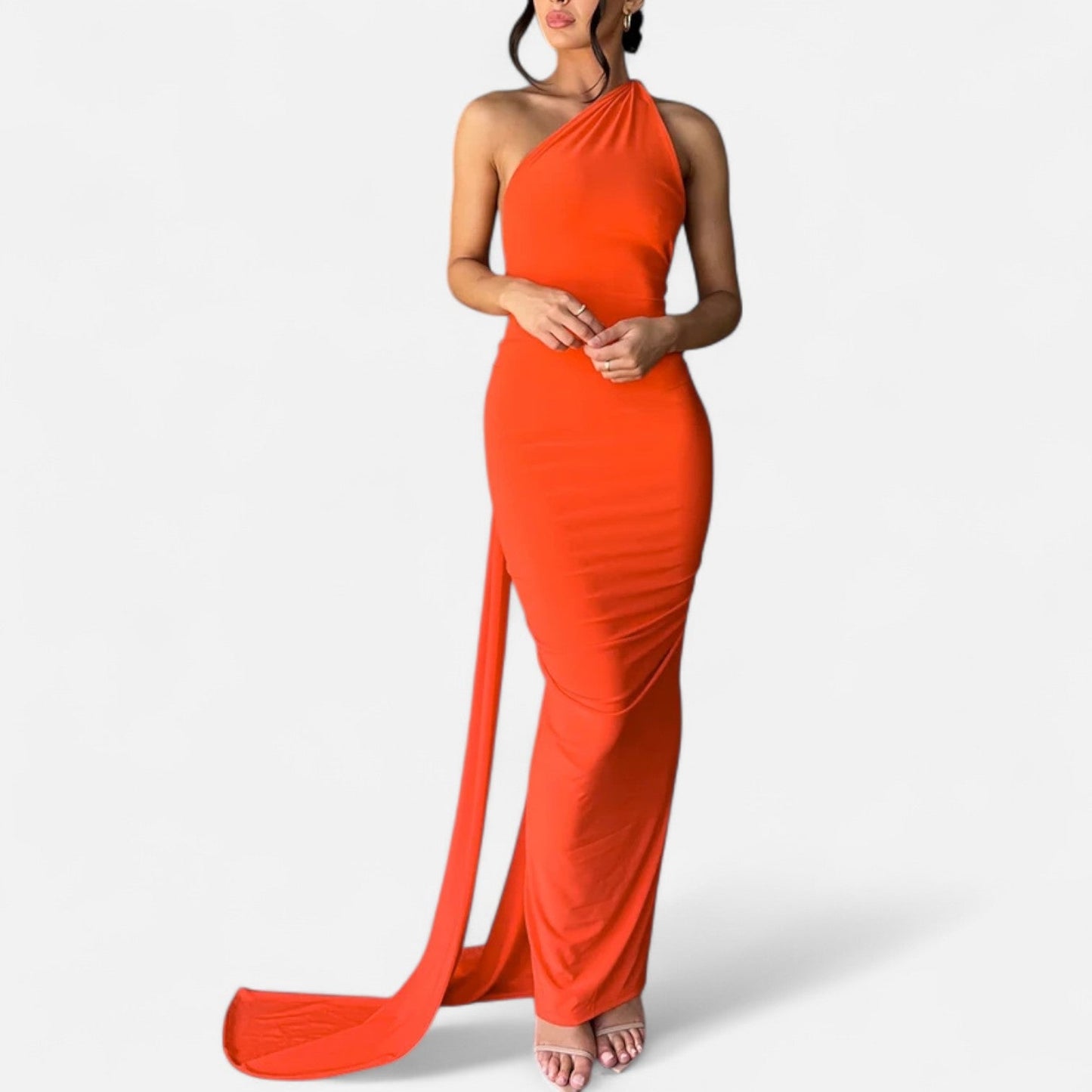 Elegant Tie Back Formal Gown for Women