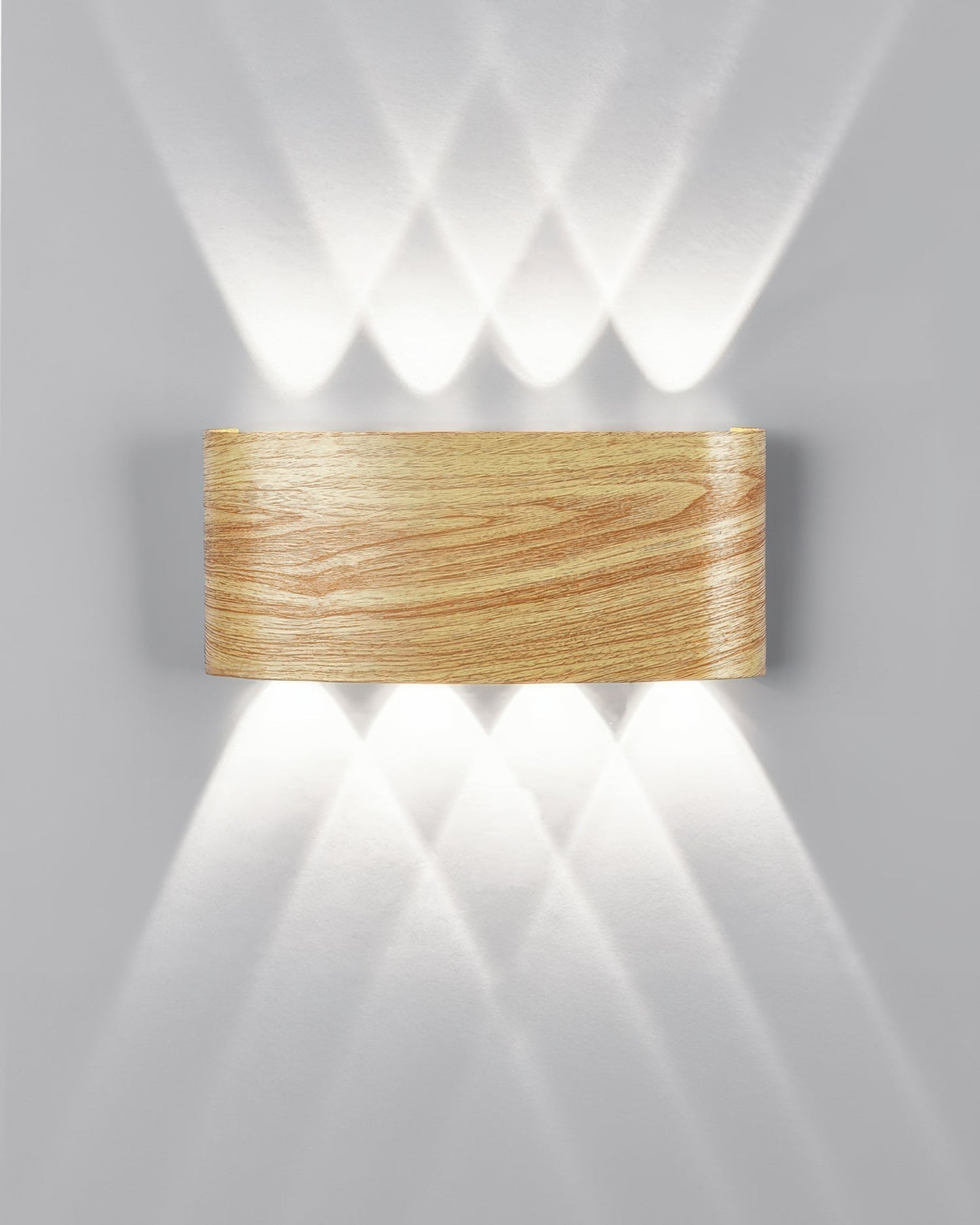 Rustic Wooden LED Outdoor Wall Light Waterproof