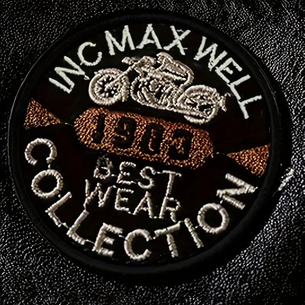 VogeLuxe | Men’s Leather Motorcycle Zip Front Jacket
