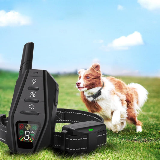 Advanced Remote Control Dog Trainer Collar Waterproof IPX7 - VogeLuxe