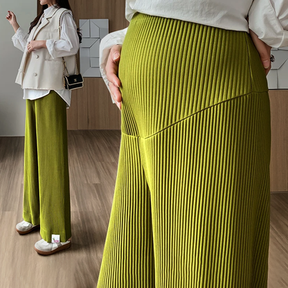 Fluffy Hem Pregnant Women Pants