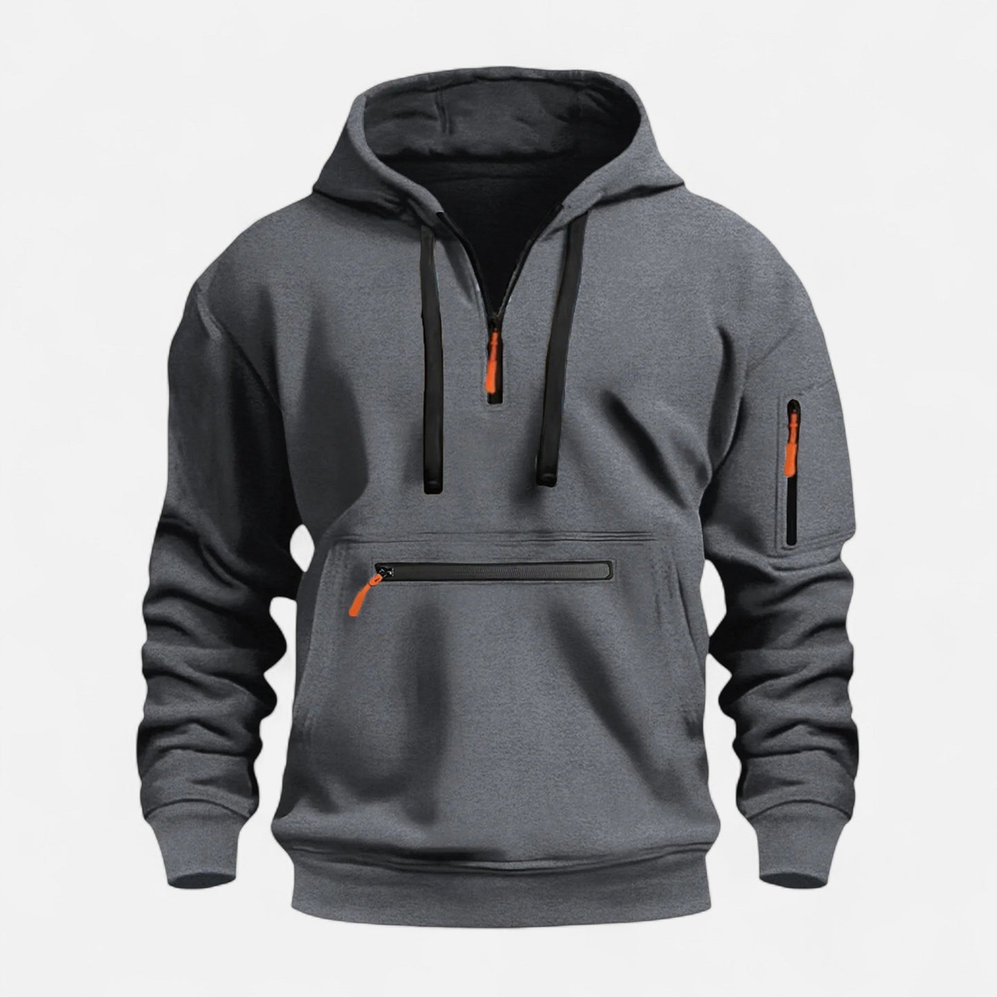 Rugged Outdoor Hoodie – Durable Zip Up Sweatshirt