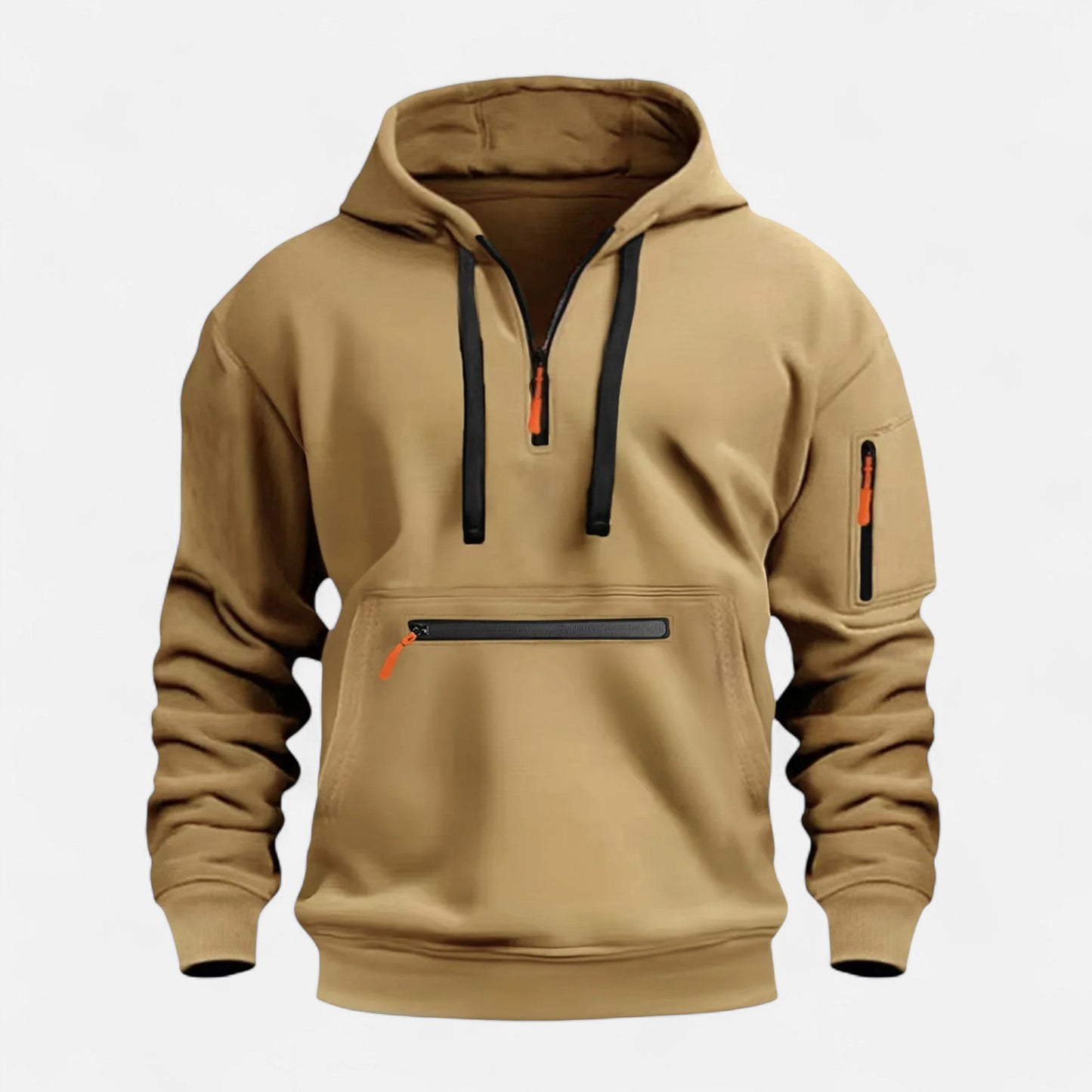 Rugged Outdoor Hoodie – Durable Zip Up Sweatshirt