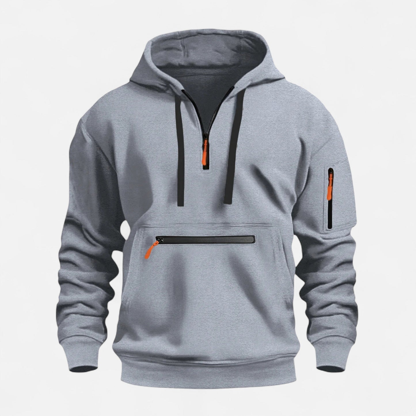 Rugged Outdoor Hoodie – Durable Zip Up Sweatshirt