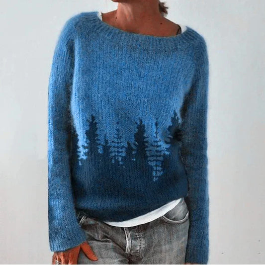 Classic Scandinavian Knit Sweater For Women - VogeLuxe