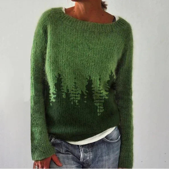 Classic Scandinavian Knit Sweater For Women