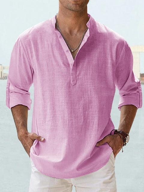 Comfortable Mens Casual Shirt - Loose Fit - Lightweight Style