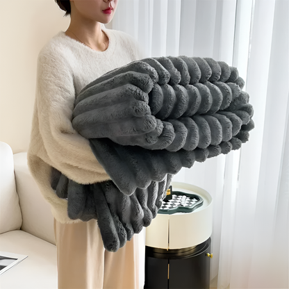 Plush Faux Fur Soft Blanket