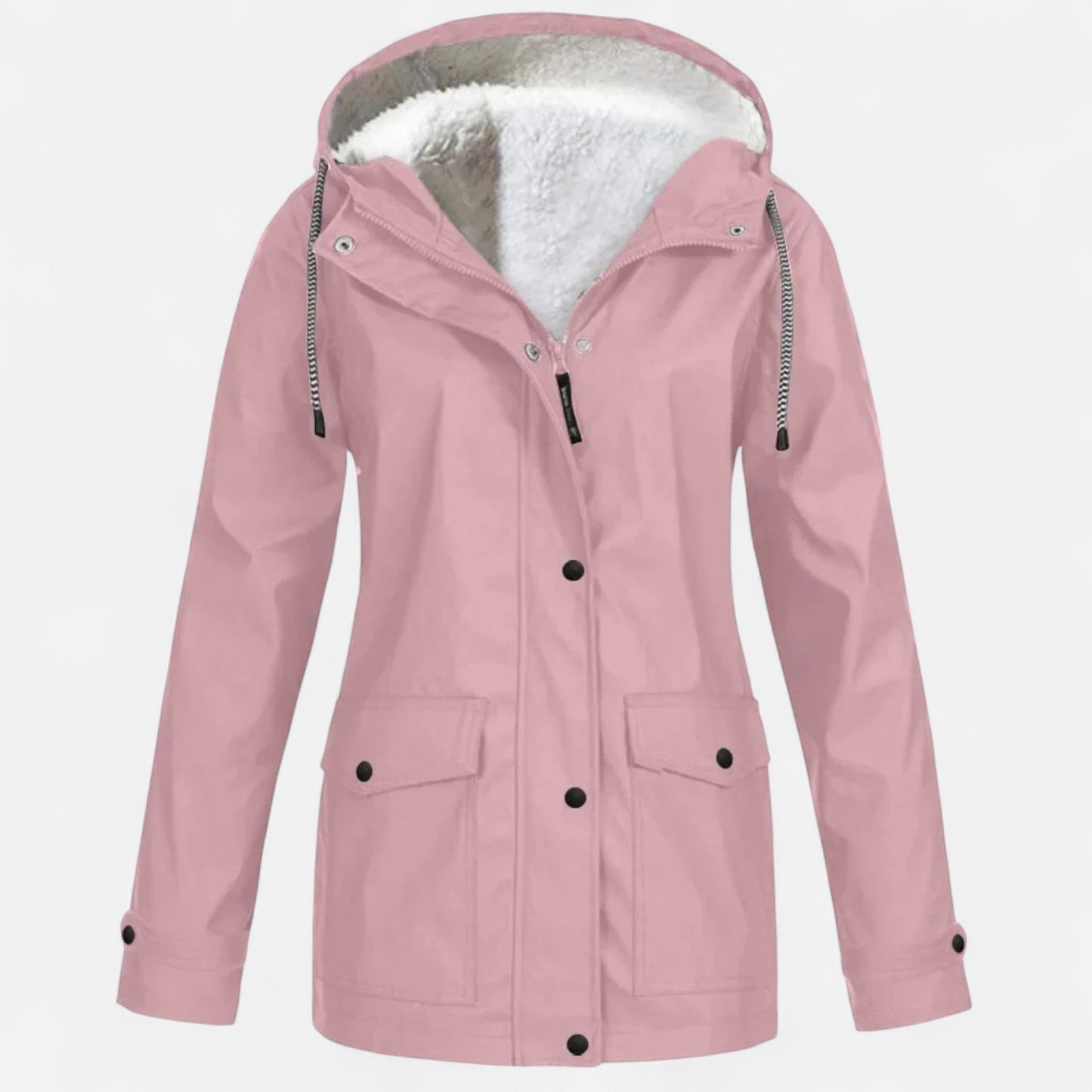 Warm Women's Velvet Waterproof Ski Jacket