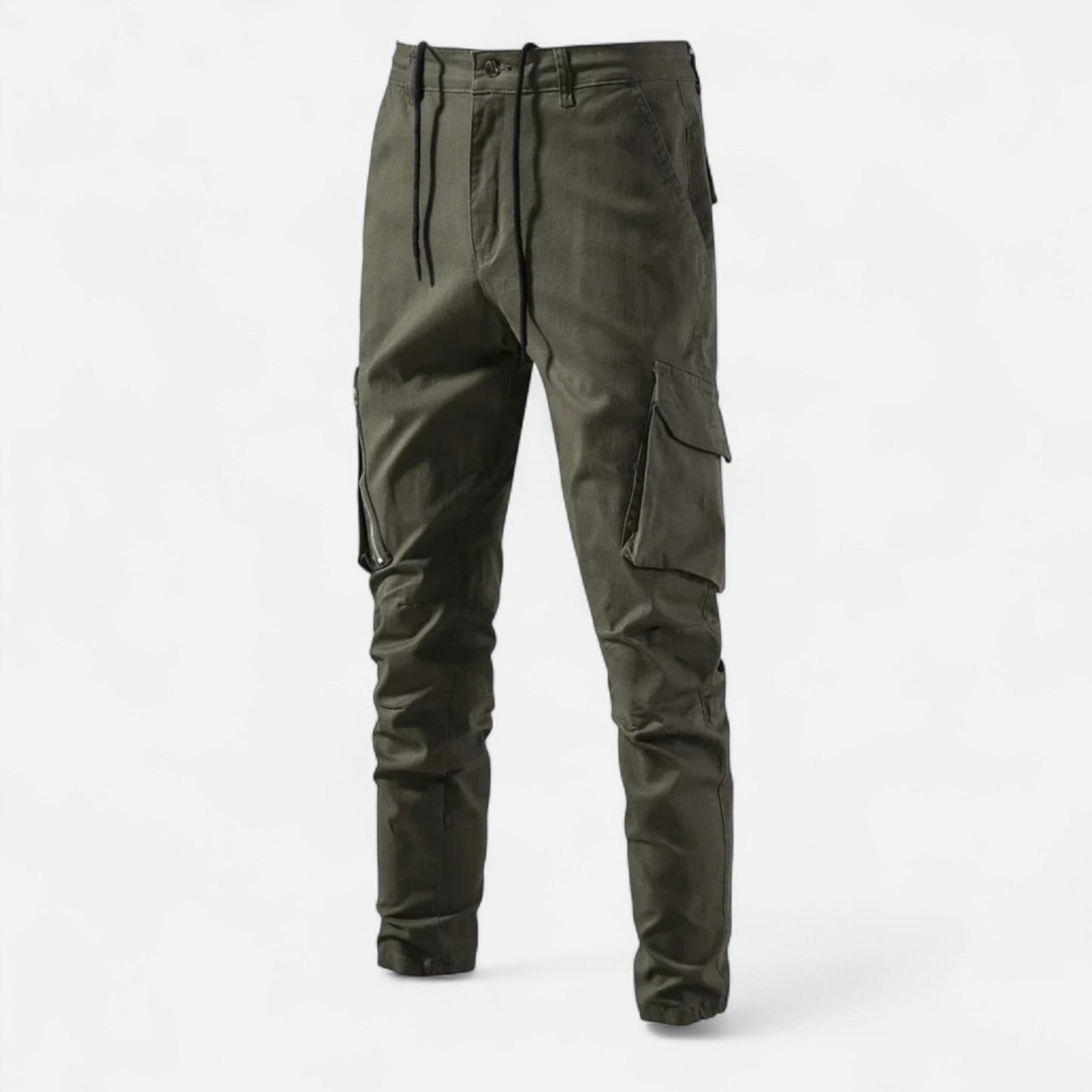 Classic Men's Cotton Cargo Pants - Relaxed Fit