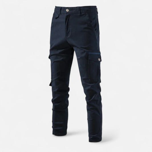 Classic Men's Cotton Cargo Pants - Relaxed Fit - VogeLuxe