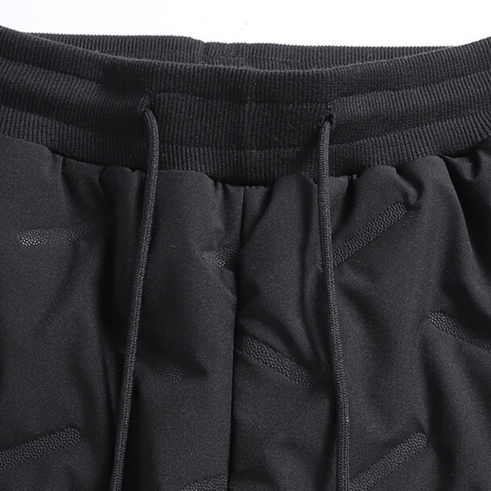VogeLuxe | Men’s Quilted Fleece Lined Insulated Jogger Pants