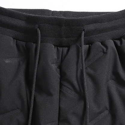 VogeLuxe | Men’s Quilted Fleece Lined Insulated Jogger Pants