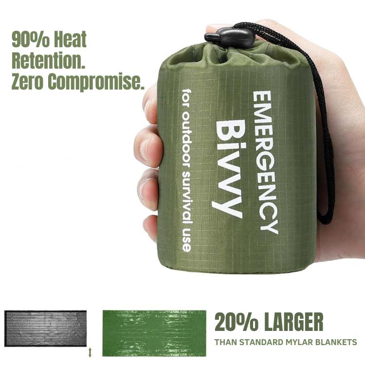 VogeLuxe | Unisex Emergency Outdoor Survival Bivy Sack Set